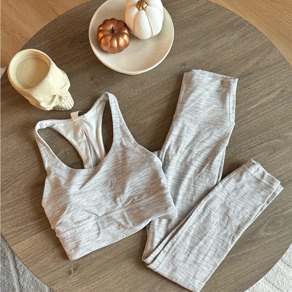 Lululemon legging and sports bra set